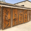 Outdoor Corten Steel Combination Decorative Screen Panel