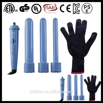 2015 new arrival 19/25/32mm barrel wholesale ceramic 3P curling wand