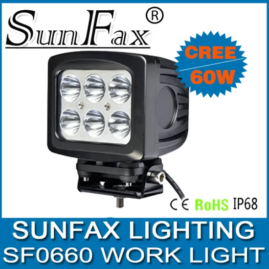 Factory Promotion! 5" 60w led work light, led decoration light for truck 4x4 tractor