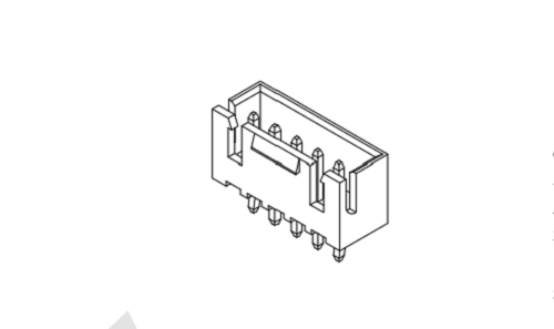 Sê-ri kết nối Wafer 2,50mm 180 ° AW2512VA-XP