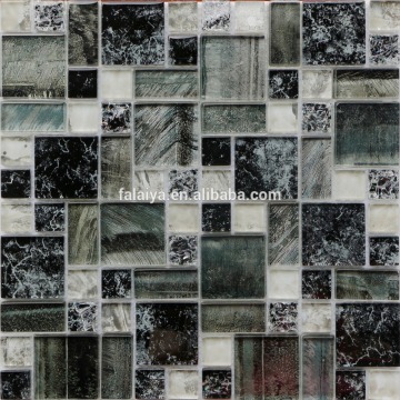 2016 New Trend Glass Mosaic Artistic Painting Glass Mosaic Tiles BDS-135