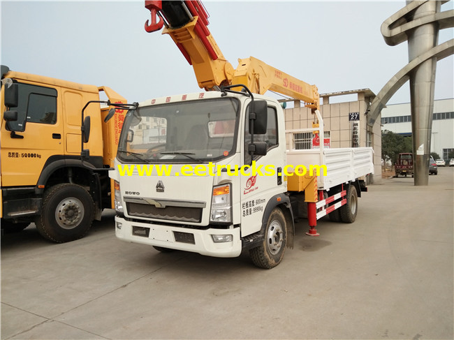 4x2 5ton Truck with Cranes