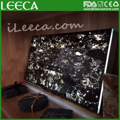 easy maintenance and clean sunshine black marble stone