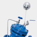 Diaphragm type remote control float valve