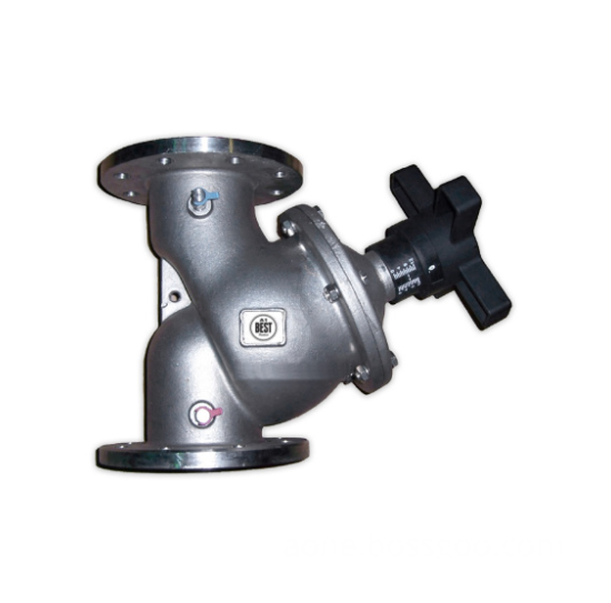 Valve d'équilibrage hydraulique en acier inoxydable DN40