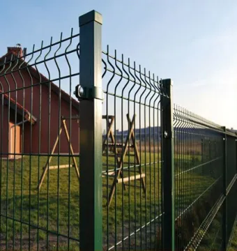 Garden Galvanized Welded Fence Panels With Folds