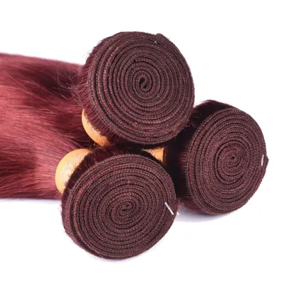 Unprocessed Malaysian Human Hair Supplier 33# Straight Wave Double Drawn Malaysian Hair