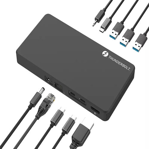 10-in-1 Multiport Aluminium Thunderbolt 3 Dock