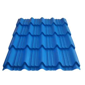Blue glazed roof tiles