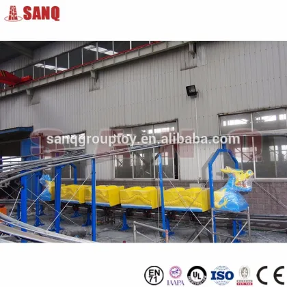 Kids Game mini train slide dragon Roller Coaster for Sale