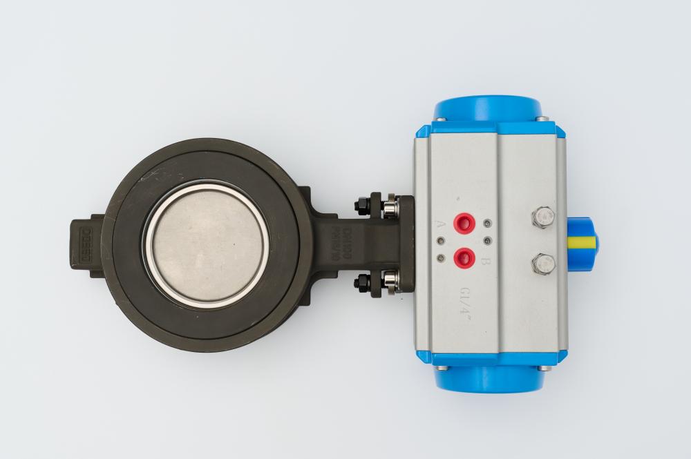 DN50-DN300 Pneumatic Double Eccentric Butterfly Valve