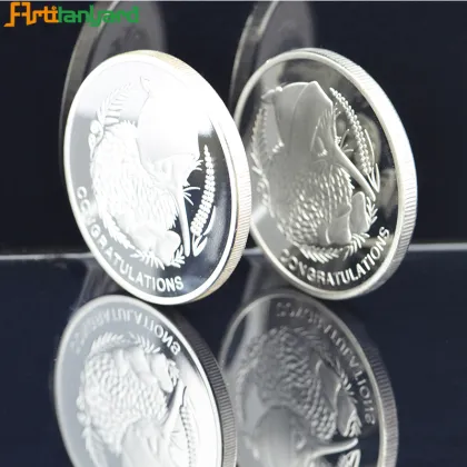 Metal Silver Proof Coin for Souvenir