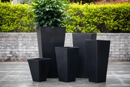 Sleek Long Rectangular Planter Pot