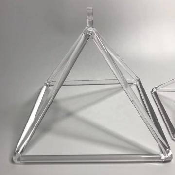 3-22 Inch Quartz Crystal Singing Pyramid for Sound Healing and Meditation