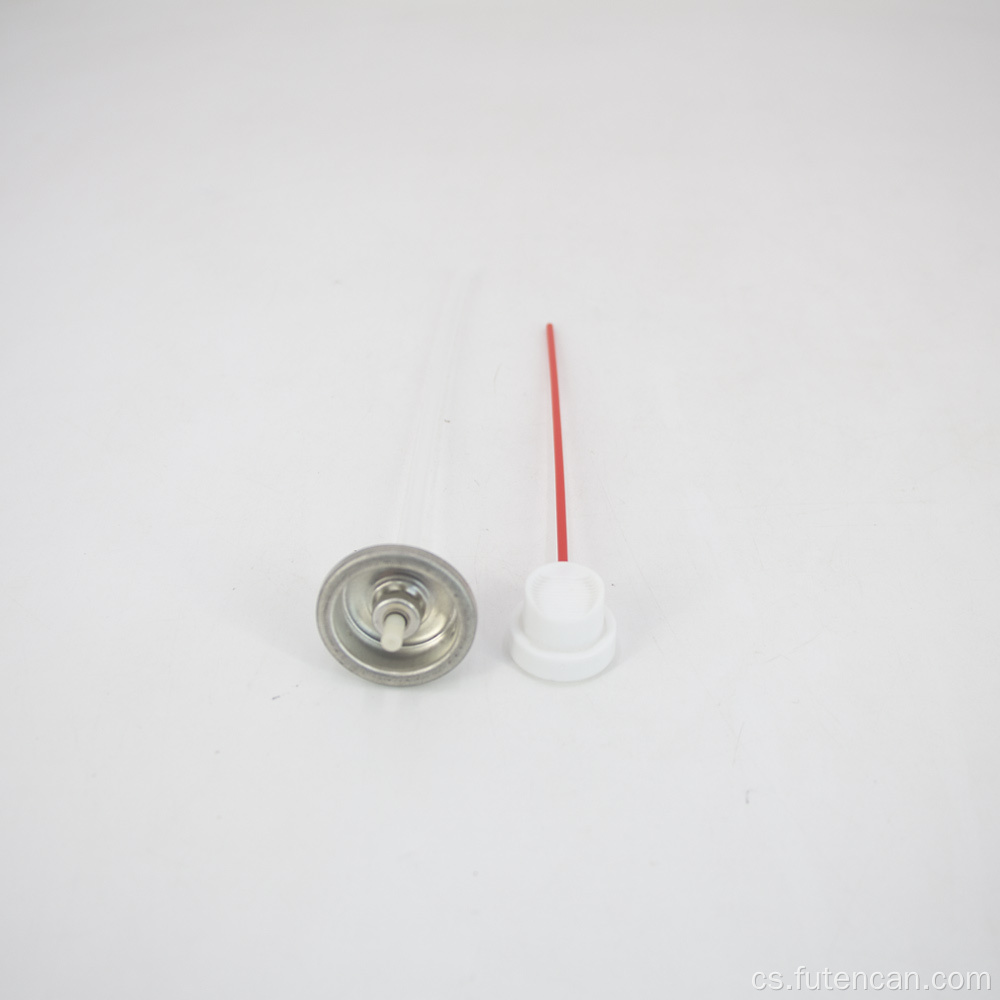 Aerosolový ventil pro pěnové a čisticí ventily