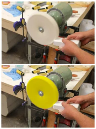 10*60 cotton cloth yellow buff and white buff