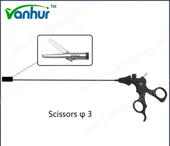 3mm Laparoscopic Instruments Straight Scissors