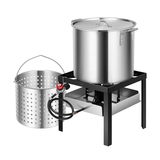 wholesale Aluminium Turkey Fryer Outdoor Deep Fryer with basket and Accessories Cookware Set