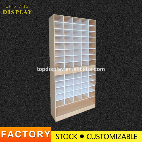 Miniso style metal display sunglass wooden shelf used for department store