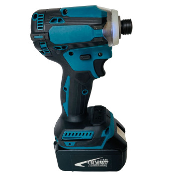 Bateria portátil de lítio portátil Chave de fenda sem fio com alto torque e tecnologia de impacto elétrico sem escova: conjunto de fenda recarregável