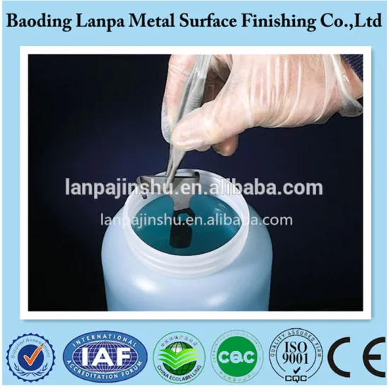 Baoding Lanpa LP-Z301 Metal Blackening Agent Chemicals At Room Temperature