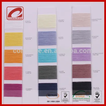 Colorful favorable price 100% pure linen fiber flax yarn for knitting