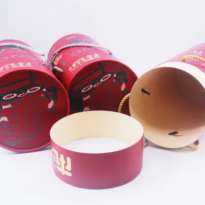 Personalized Paper Tube Packaging with Ropes