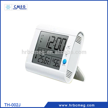 Neues Design Digital Thermometer und Hygrometer mit Uhr