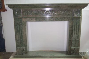 Fireplace - 03 Carved Marble Fireplace
