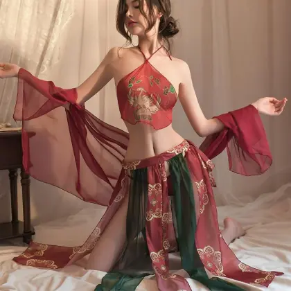 Hot Chinese Chic Sexy Lingerie and Hanfu Pajamas