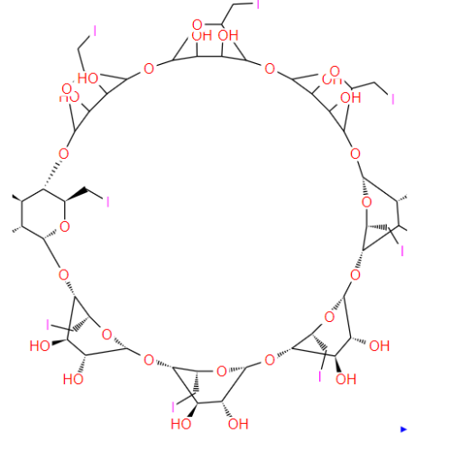 Octakis- (6-Iodo-6-Deoxy) -yclodextrin CAS: 168296-33-1