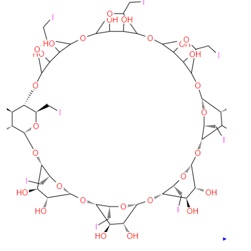 Octakis- (6-iodo-6-désoxy) -γ-cyclodextrin CAS: 168296-33-1