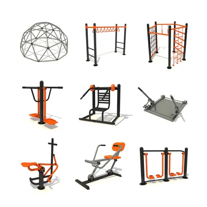 Stainless Steel Outdoor Gym Equipment: Limit Double Walker Fitness Gear