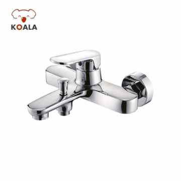Durable Bathroom Single Handle 2 Hole 4 inch Surface Mounted Brass Faucet