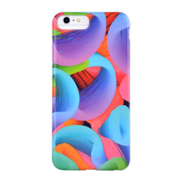 3D Splash-color Round Eddy Phone Case for IMD iPhone 6S Plus Case