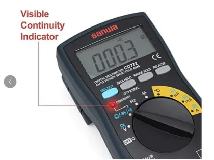 Sanwa CD772 Digital Multimeter with Backlight and Temperature Measurement