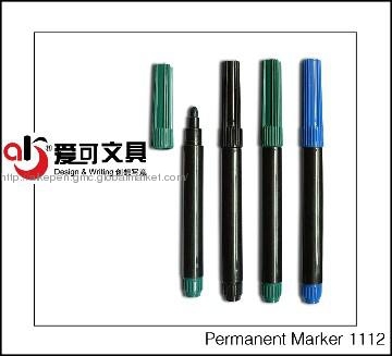 plastic fine barrel marker with fibre tip