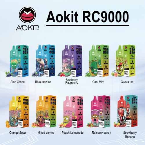 High quality vape Aokit RC 9000 Puffs