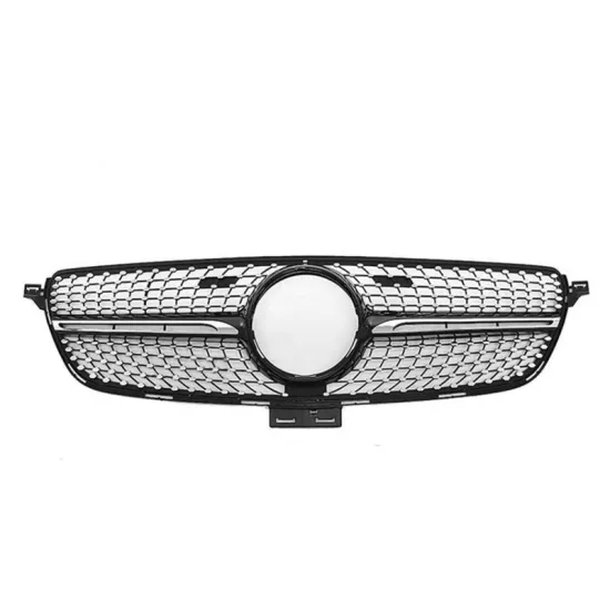 Black Grille with Camera for Mercedes-Benz GLE W166 2016-2018
