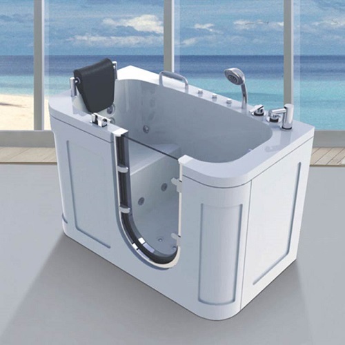 Walk in Bath and Shower Combo Hot Vendre la baignoire sans rendez-vous autoportante