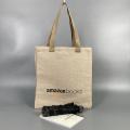 Clear Pvc Jute Linen Shopping Bag