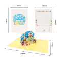 3D Happy Birthday Party Pop UP kártya