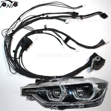 for BMW 3' F30 F31 F35 LCI USA American LED headlight internal wiring harness