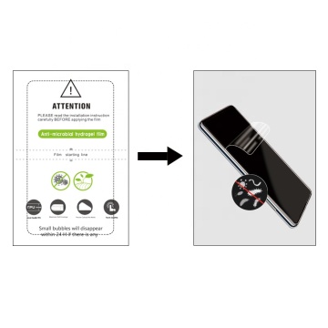 Hydrogel Anti-microbial Screen Protector for Mobile Phone