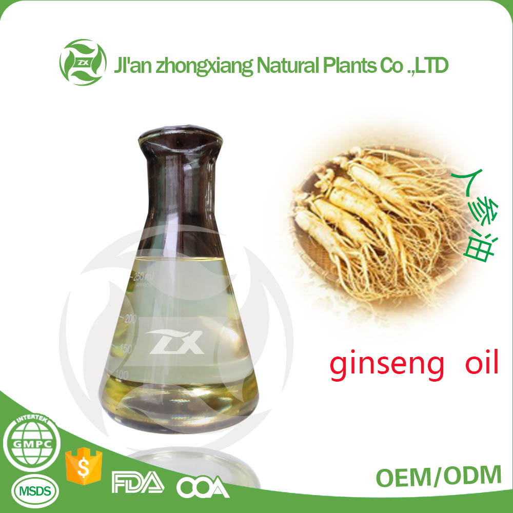 Huile essentielle de ginseng naturel pur à base de plantes chinoises