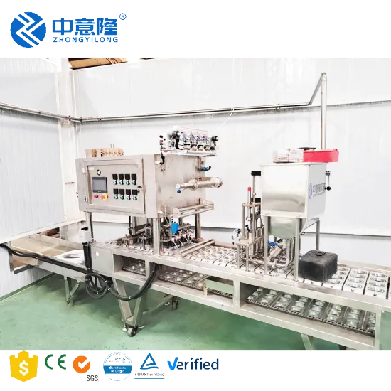 Automatic Beverage Filling and Sealing Machine for Juices and Lemonade