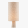 Customizable Height Novelty Fabric Column Floor Lamp
