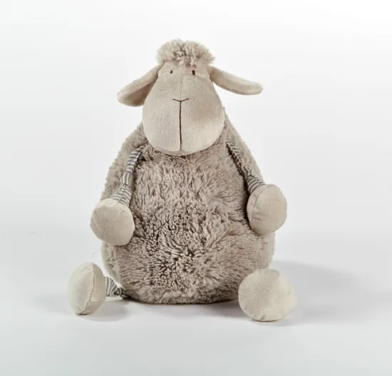 New Design Plush Sitting Sheep Toy for Babies