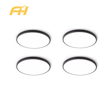 Modern Round Surface Mount Dustproof and Waterproof Fog Ceiling Light for Indoor Lighting