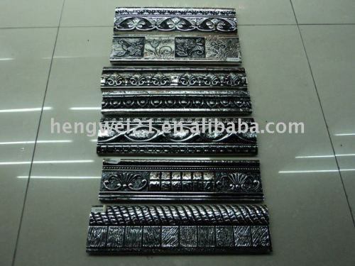 Resin border tile /border Resin Border Silver Series 3